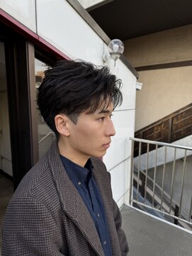 アイズ 海老名(AIZU) フェザーショート　フェザーパーマ　メンズパーマ　メンズカット