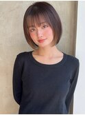 みねスタイル♪ 前下がり ひし形 ショートボブ 30代 40代 50代
