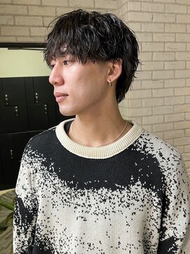 アイティーバイアルバム 松戸店(IT by ALBUM) 韓国マッシュスパイキーショートニュアンスパーマ_ba505621