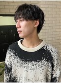 韓国マッシュスパイキーショートニュアンスパーマ_ba505621