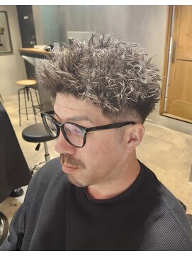 エイトメン 吉祥寺店(EIGHT MEN) ツイストパーマ スパイキーショート フェード