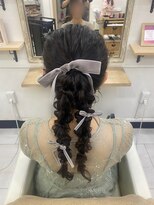 プティクローシェ バイ クオーレ(petite cloche by CUORE)&nbsp;2本編みおろしポニー