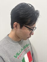 ヒュイル バイ ニアウ(Hwyl by Niau)&nbsp;メンズマッシュセンターパートスパイラルパーマニュアンスパーマ