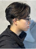 MEN’S HAIR/ニュアンスパーマ/刈り上げセンターパート/群馬高崎