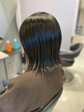 アース 南福島店(HAIR&MAKE EARTH) 外はねボブ
