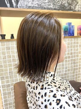 ケシキ 立川 立川南口(keshiki) 外ハネオールバックボブ