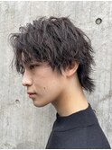 天神メンズパーマツイストスパイラルパーマ波巻きパーマツイスパ