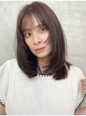 顔周りレイヤー ハイレイヤー ハッシュカット 表参道青山