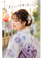 リカレ(Re:care)&nbsp;【30代】夏を彩る大人ゆるふわ浴衣アレンジ♪