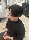 波巻きシャドーパーマ