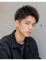 バグズ(Baguz) スキンフェードアップバングツイストショート爽やかメンズ
