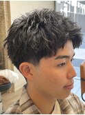 学割U24/スパイキーショート/ツーブロック/フェード/眉毛