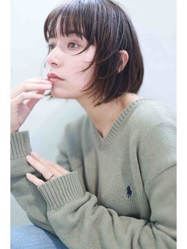クオーラガーデン(Cuaura garden) 切りっぱなしレイヤー×チョコレートブラウン