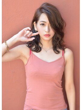 ウェントス ヘアデザイン(VENTUS Hair design) ミルクティーグレージュ×オフェロバング