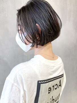 アルバム 新宿(ALBUM SHINJUKU) ブルージュハイライトミニボブ_セシルカット_ba300932