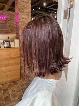 スターリバー(STAR RIVER) 細めハイライト×ピンクカラー☆