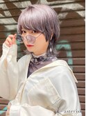 ハイトーン×ウルフカット