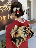 成人式ヘアセット