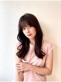 大人可愛いロングスタイル