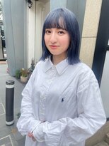 デイジー(Daisy)&nbsp;天神/大名/ブルー/ハイトーンボブ/ペールブルー