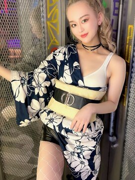 ヘアセットアップス(UP's) 変則浴衣着付け『セクシーワンショルダー着付け＋ヘアセット♪』