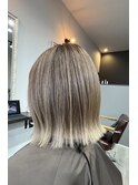 バレイヤージュ ホワイトベージュ