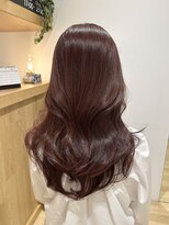 バイオレットジェム(Violet`jem)&nbsp;チェリーレッドレイヤーロングピンクブラウン似合わせカット