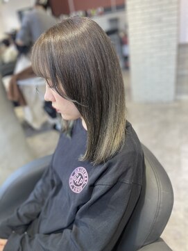 リーオオサカ(Lee Osaka) 【Lee大阪店】セミロング×オリーブグレージュ/新出