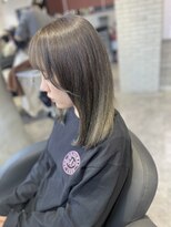 リーオオサカ(Lee Osaka) 【Lee大阪店】セミロング×オリーブグレージュ/新出