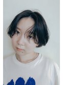 涼しげなレイヤーショート