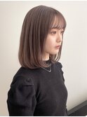 透明感カラー　ベージュカラー　ボブカット【maiko】
