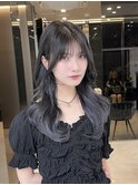 レイヤーカット/ブルーブラック/髪質改善/似合わせカット/天神