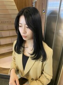 アヴァンス 難波店(AVANCE.) レイヤーカット×内巻き