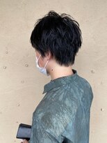 ピケ(pique)&nbsp;刈り上げなしでもカッコよく/暗髪/アッシュブラック/30代40代