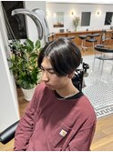 センターパート/メンズカット