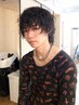 メンズカット+デザインパーマ