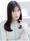 黒髪ブルーグレージュサラ艶ロングレイヤーc6上尾20代30代40代