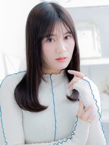 モッズヘア 上尾西口店(mod's hair)&nbsp;黒髪ブルーグレージュサラ艶ロングレイヤーc6上尾20代30代40代