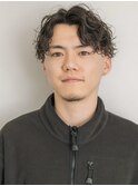 Men’s/フェザーパーマ/サーフカール/ニュアンスデザイン