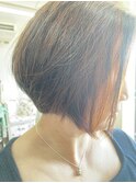 髪質改善×ドライカットでつくる上品ショートボブ