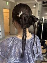 ネアー 新潟(NEER)&nbsp;アプリコットオレンジ/くびれヘア/ウェーブショート［新潟］