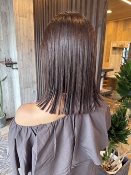 イスト(hair salon ist) 切りっぱなしボブ