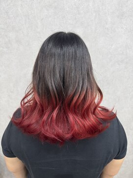 アン ブリーチ 大宮駅東口店(UN BLEACH) グラデーションカラーレッド♪