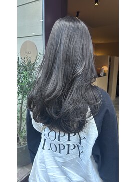 ヨーク(YOKE) オリーブベージュ/透明感カラー/ブリーチなしダブルカラー