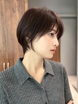 サン 白金台(SUN)&nbsp;小顔サイドバングのくびれショートヘア白金台目黒