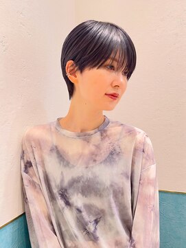ロンド レグリーズ 立川(Lond leglise) ショート/オリーブグレー/グランマッシュ/小顔/前髪/顔周り/立川