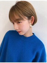 サンドパールス 仙台店(sand PALCE)&nbsp;髪質改善/大人ガーリー/似合わせカット/ショートボブ前髪/仙台