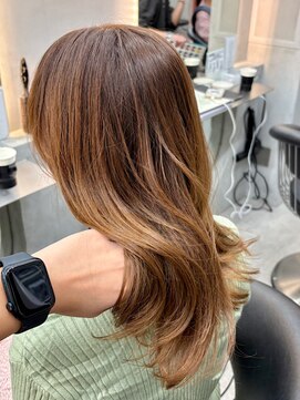 大人ガーリー/似合わせカット/ミディアムレイヤーカット