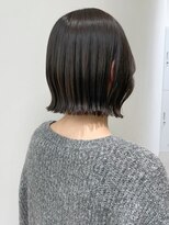 セイドット リー(Say. Ree)&nbsp;say.ボブミニボブくびれボブレイヤーボブダークレッド暗めカラー