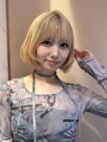 サンドイエナ 横浜店(sand yena)&nbsp;くびレイヤーボブルフネビージュ小顔ワンレンこなれミディ